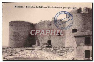 Old Postcard Collection Marseille Chateau d'If The dungeon main door