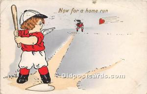 Now for a home run Baseball Postcard