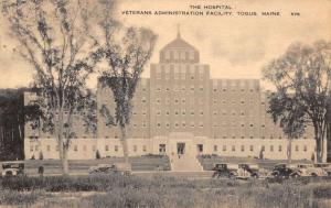 Togus Maine birds eye view Veterans Admin Hospital antique pc Z20951