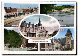 Modern Postcard Forges les Eaux instead Brevire lake pavilion Anne of Austria