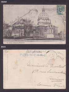 Postcard, CANADA, Montreal, St. James' Cathedral