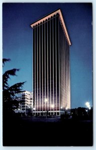 EAST MEMPHIS, Tennessee TN ~Night CLARK TOWER White Station Tower 1970s Postcard