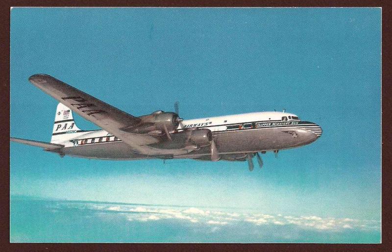 Pan American Super-6 Clipper DC-6 unused c1950's