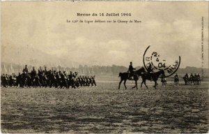 CPA Militaire Toul - Revue du 14 Juillet - Le 156e de Ligne (90338)