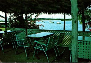 Bahamas Eleuthera View From The Hatchet Bay Yacht Club Patio