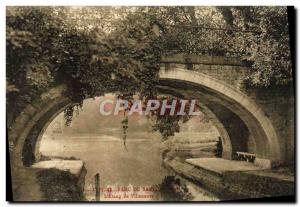 Old Postcard Parc de St Cloud L & # 39etang Villeneuve