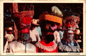 Vtg Postcard CMA Mexico - Danzantes Indian Dancers UNP