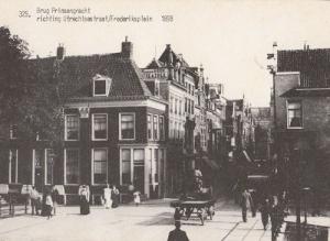 Brug Prinsengracht Frederiksplein in 1898 Repro Holland Old View Postcard
