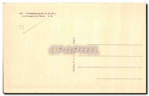 Old Postcard Ploumanac pm Breakers Lighthouse