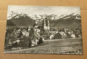 UNUSED PHOTO POSTCARD - KEMPTEN / ALLGAU, GERMANY MOUNTAIN RANGE