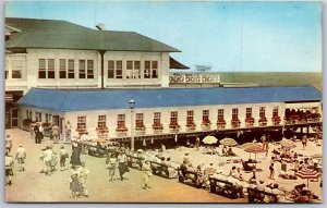 Vtg Ocean Grove NJ Original Homestead Restaurant Boardwalk 1950s Postcard