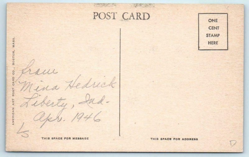 SANFORD, Maine ME ~ GOODALL MEMORIAL HOSPITAL 1946 York County Postcard