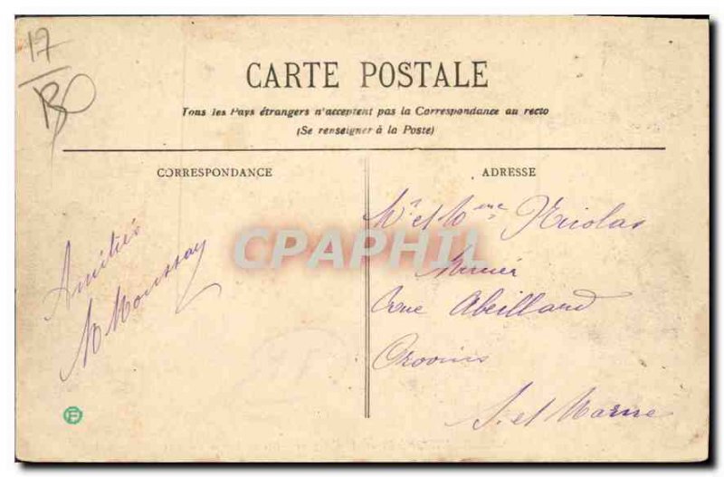 Old Postcard Saint Georges de Didonne Cote d'Argent Les Rochers Vallieres