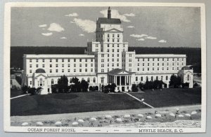 Ocean Forest Hotel Myrtle Beach South Caroline Real Photo Postcard PC238