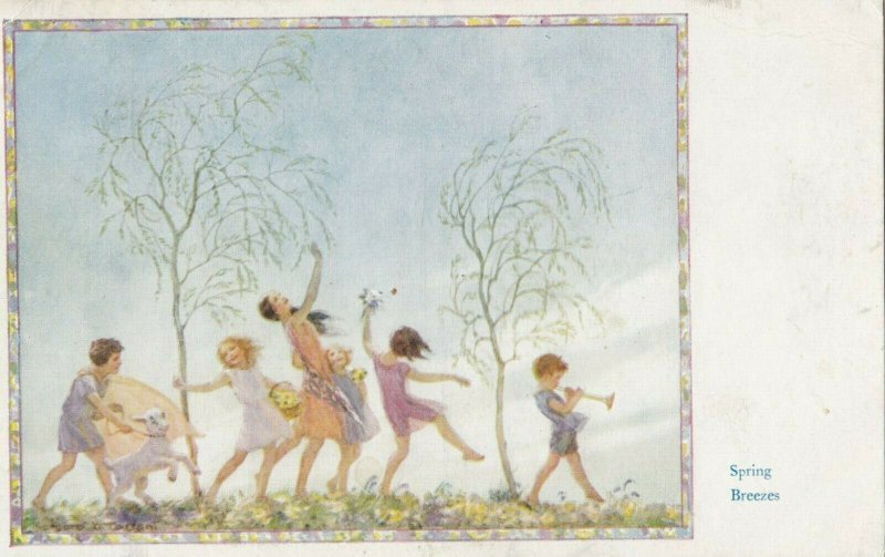 AS: Margaret W. Tarrant ; Fantasy , Spring Breezes , 1934