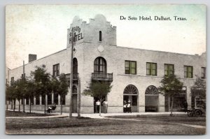 De Soto Hotel Dalhart TX Texas c1908 Postcard F34