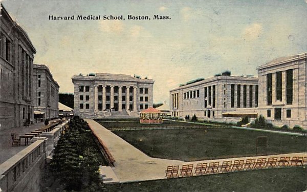 Harvard Medical School Boston, Massachusetts Postcard