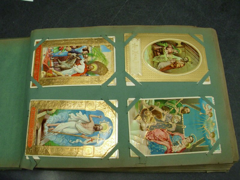 Antique Album of Holidays 296 Cards