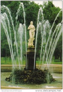 Russia The Fountains Of Peterbof The Lower Park The Eve Fountain