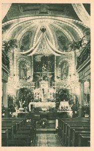 Vintage Postcard 1910's View The Chapel of the Jesuits Canadians Quebec Canada