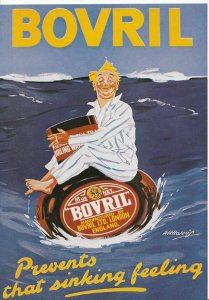Robert Opie Advertising Postcard - Bovril at Sea, Leisure Pursuits SeriesBT753