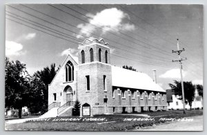 Sherburn MN RPPC St Johns Lutheran Church Real Photo Postcard V28