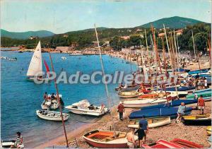 Modern Postcard The French Riviera San Peire Les Issambres (Var) Beach