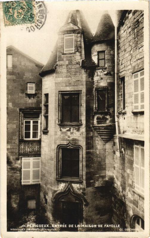 CPA PÉRIGUEUX-Entrée de la Maison de Fayolle (233593)