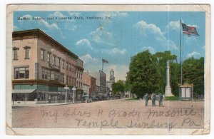 Sunbury, Pa., Market Square and Cameron Park