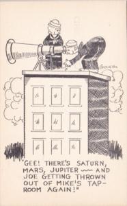 Military Humour Sailors Looking Through Telescope