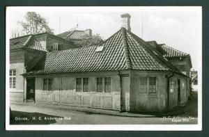 Denmark. Postcard. H.C. Andersen, House,Odense.