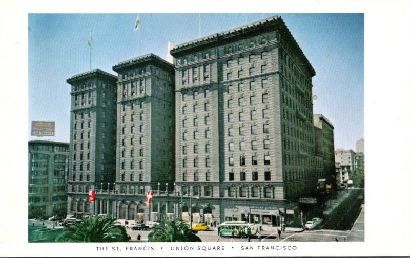 California San Francisco The St Francis Hotel