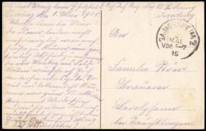 Germany WWI General von Hindenburg Feldpost Patriotic PPC G69985