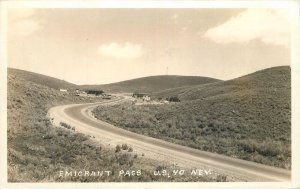 Postcard RPPC Nevada Emigrant Pass US 40  1940s 23-4775