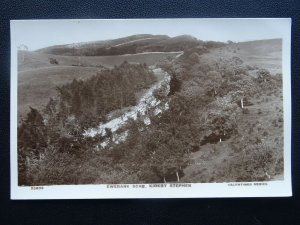 Cumbria KIRBY STEPHEN Ewebank Scar - Old RP Postcard by Valentine 22639