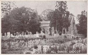 All Saints Church Graveyard Didcot Berks Old Postcard