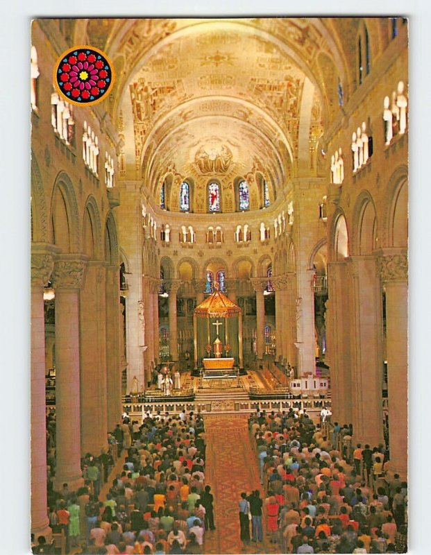 Postcard Interior of The Basilica, Sainte-Anne-de-Beaupré, Canada