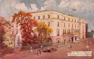 The Regent Hotel, Royal Leamington Spa, England, Early Postcard, Unused