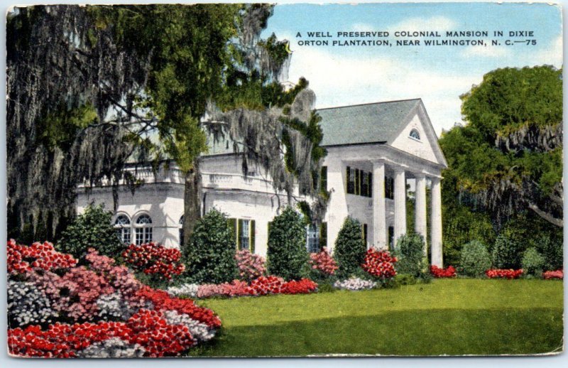 Postcard - A Well Preserved In Dixie Orton Plantation - Winnabow, North Carolina