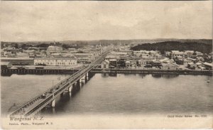 PC NEW ZEALAND, WANGANUI, PANORAMA, Vintage Postcard (B41617)