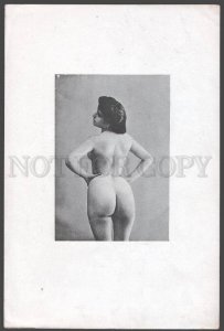 092709 ART NOUVEAU FRENCH NUDE RISQUE GIRL long hair Vintage#5