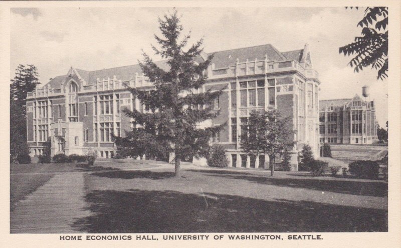 Washington Seattle Home Economics Hall University Of Washington Albertype sk558