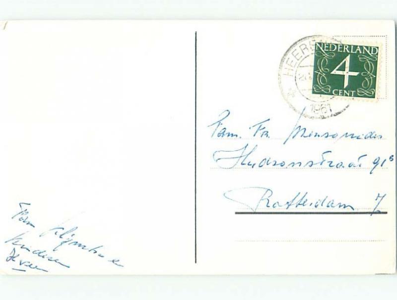 foreign Pre-1980 New Year BIRDS ON SNOWY TREE AC6770