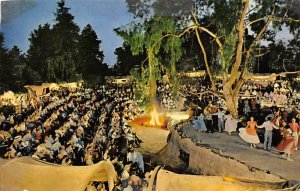 The Wagon Camp Ghost Town Buena Park, California USA View Postcard Backing 