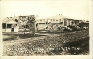 San Benito TX Mexican Tornado Damage Real Photo Postcard 1934