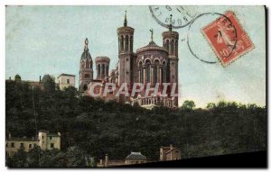 Old Postcard Lyon Fourvières view of the towers of St. John