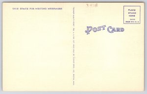 The Map Of State Of Maine Sportsmen's Paradise Vacationland Postcard