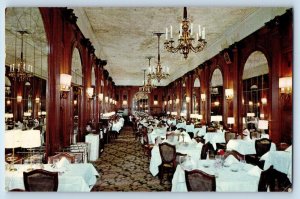 St. Louis Missouri Postcard Versailles Room Pick-Mark Twain Hotel c1961 Vintage