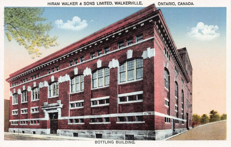 Hiram Walker & Sons Ltd. Walkerville, Ontario, Canada, early postcard, unused