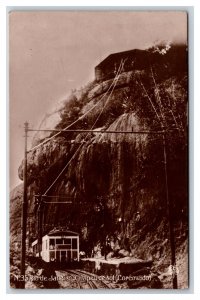 RPPC Chapeu De Sol Trolley  Rio De Janeiro Brazil UNP Postcard P19